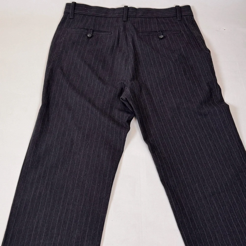 Banana Republic Men’s Gray Dress Pants with Pinstripe Texture 32x30